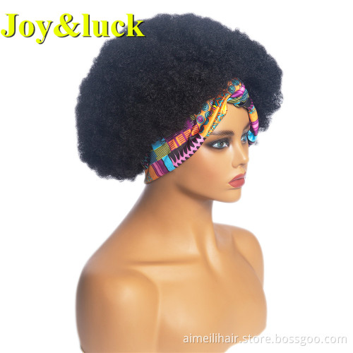 Head Band Brown Hairband Box Braid Wig Braids for Black Women Ladies Natural Curly Braided Headband Wig Synthetic Hair Wigs